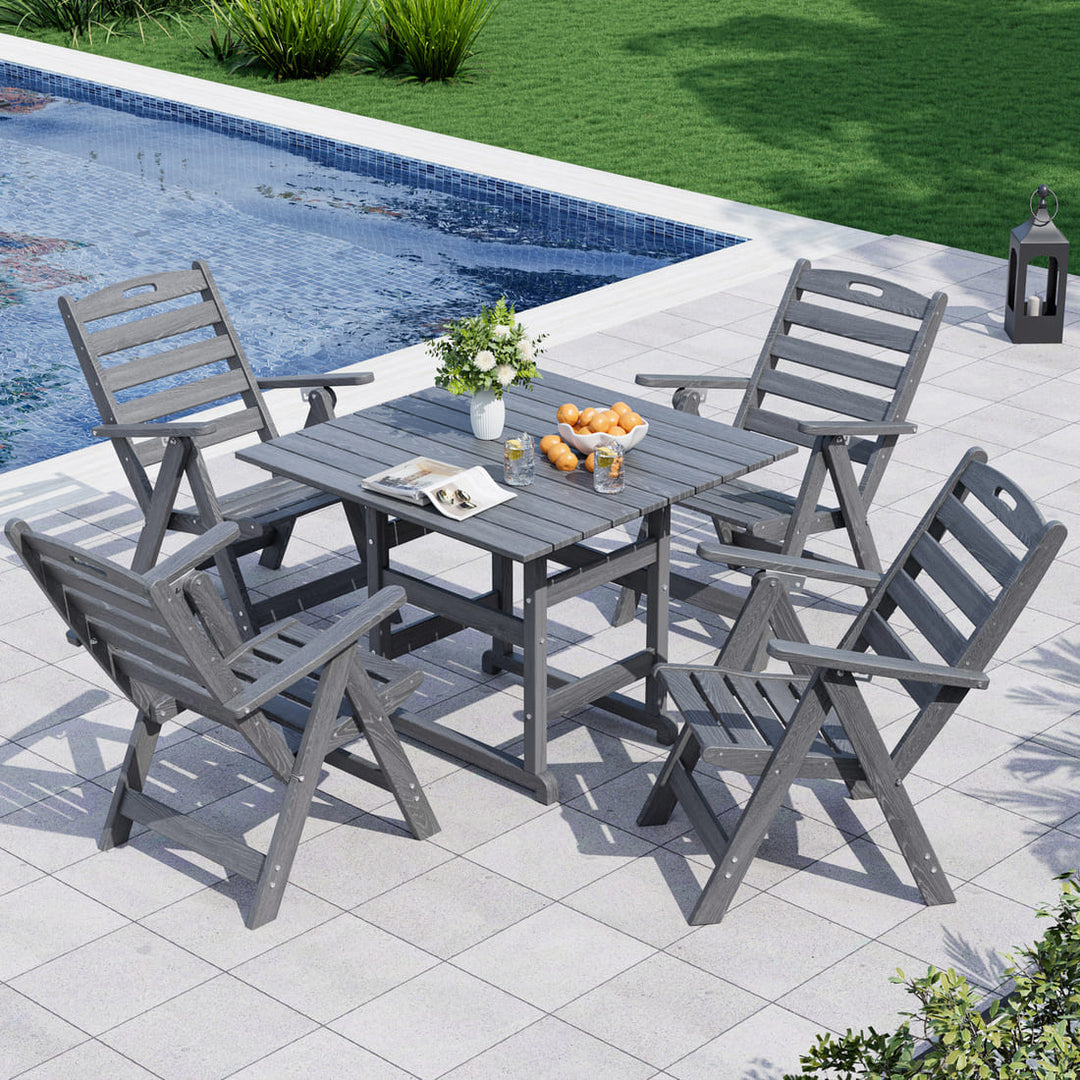 HDPE Dining Set Assembly Guidance