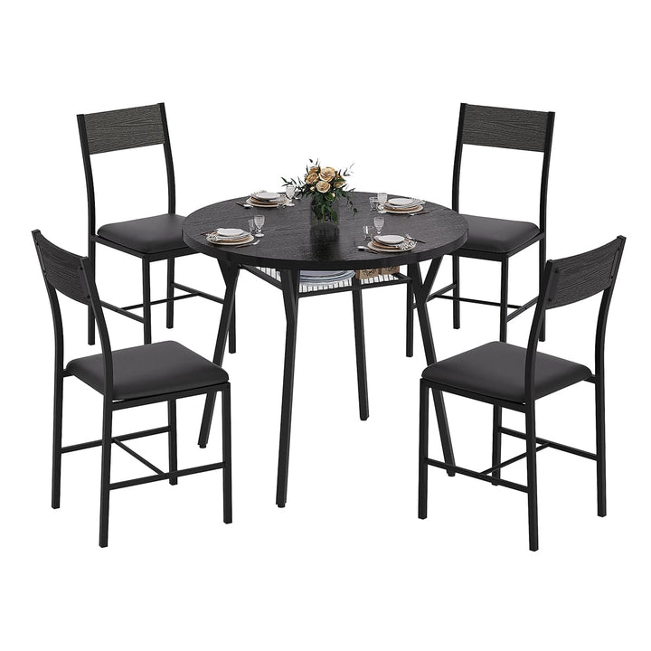 Indoor Round Dining Set, 5-Piece