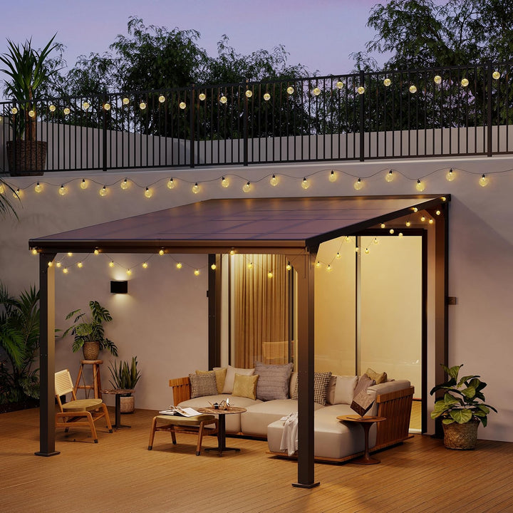 Lean to gazebo
