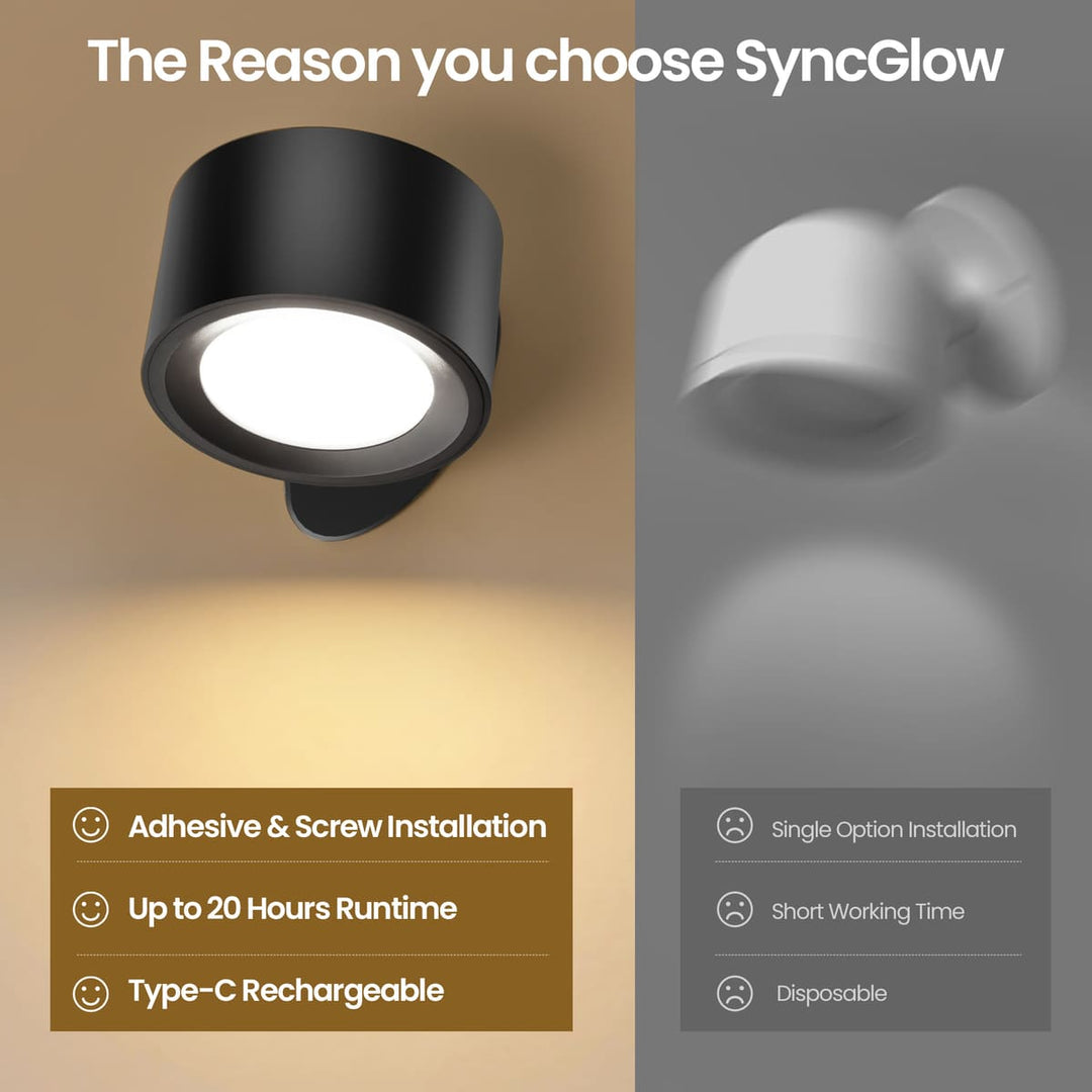 Rechargeable Magnetic LED Wall Sconce