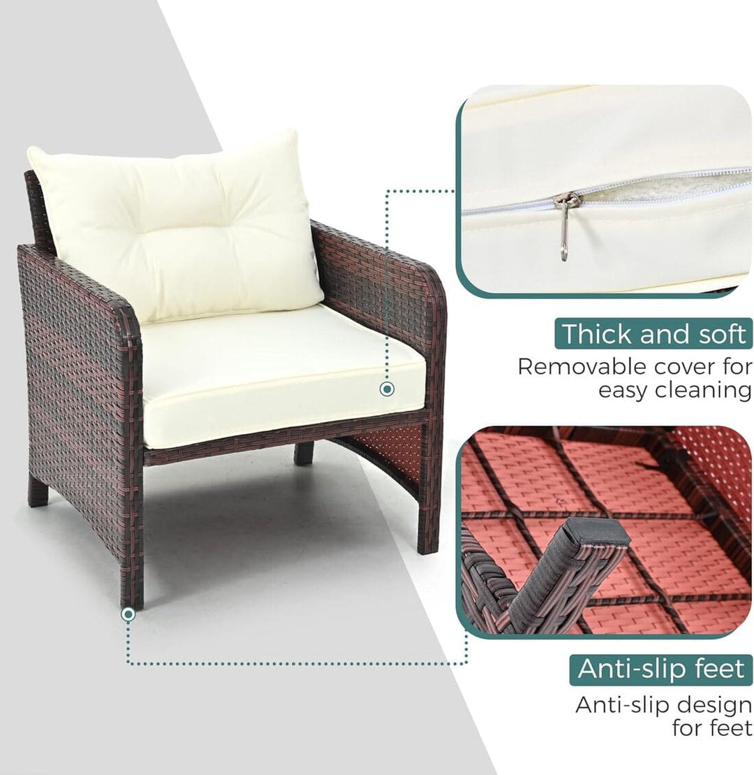 Axis Patio Chair Set, 5-Piece