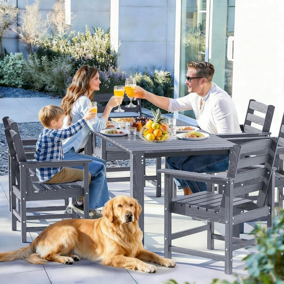 Corex HDPE Classic Dining Set,7-Piece