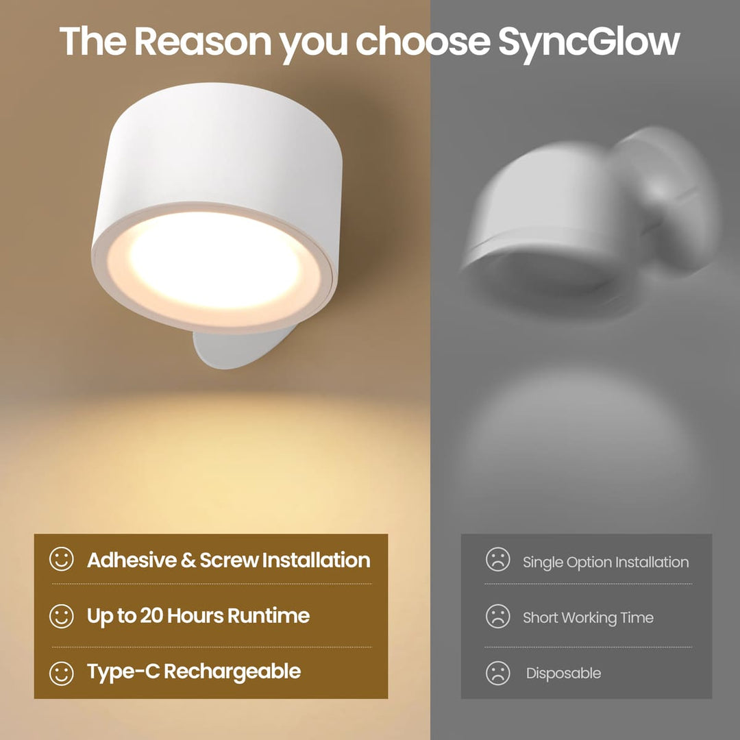 Rechargeable Magnetic LED Wall Sconce