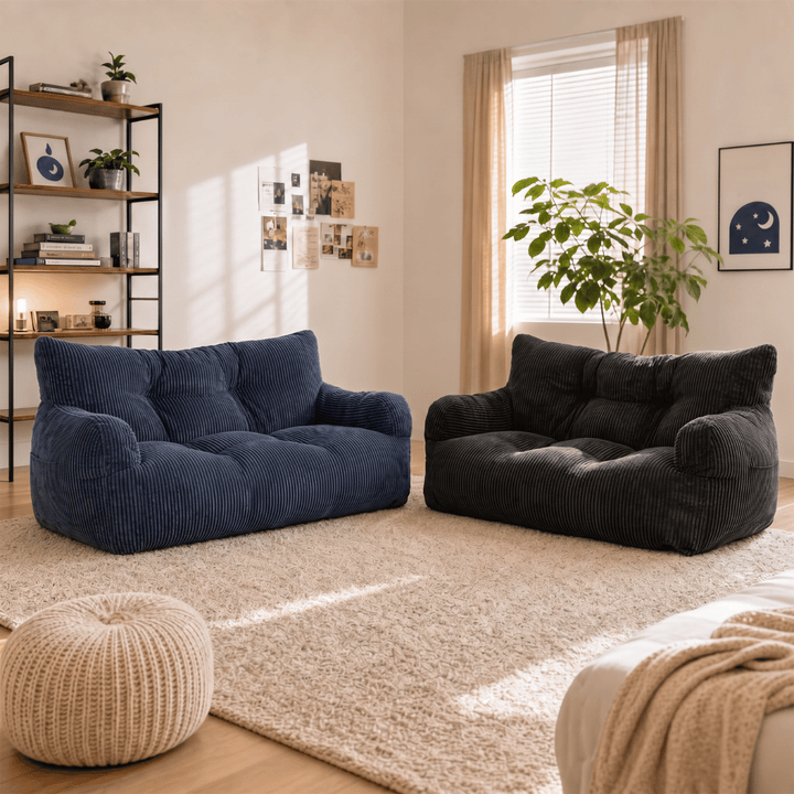 Double Comfort Duo, 2 x Bean Bag Sofa
