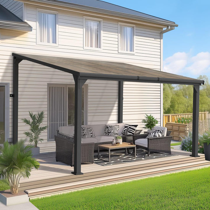 Lean to gazebo