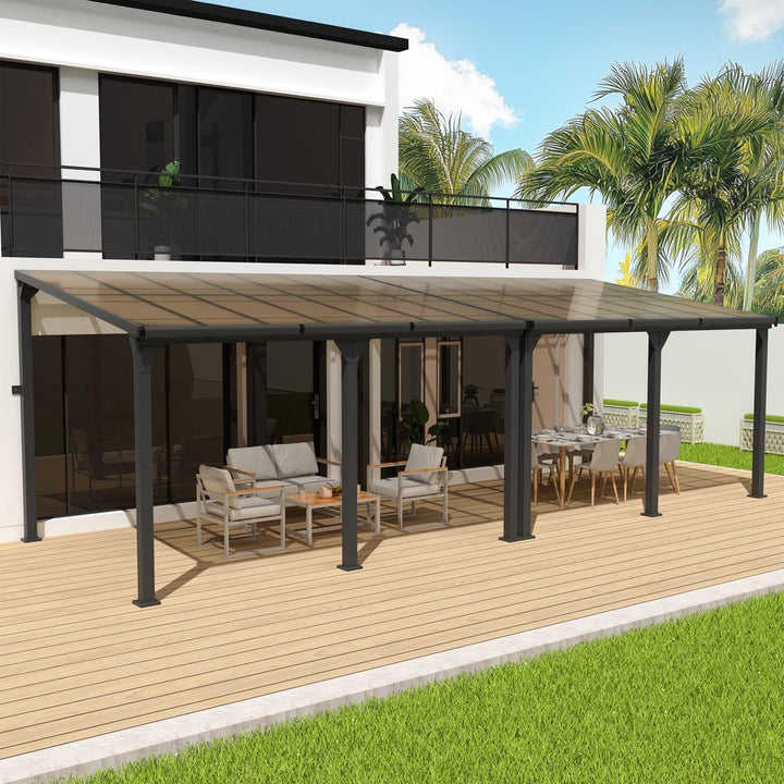 Lean to gazebo