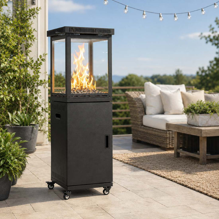 Pyra Base Propane Patio Heater, with Wheels, CSA Certified