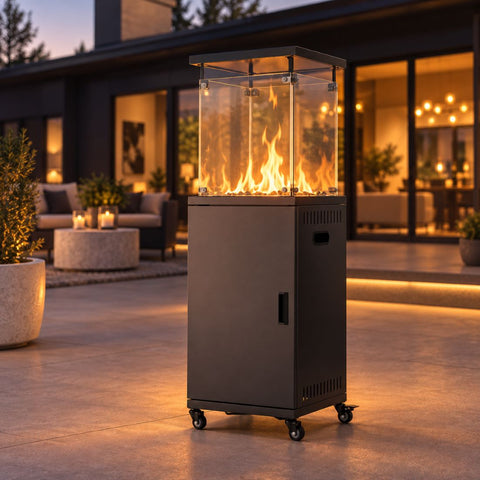 Pyra Base Propane Patio Heater, with Wheels, CSA Certified