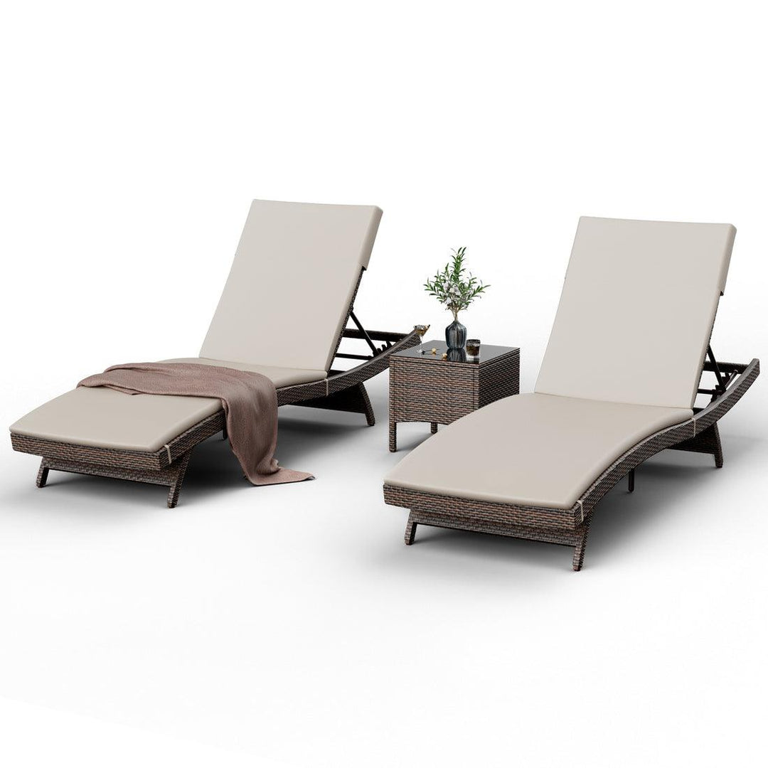 Axis Chaise Lounge Set