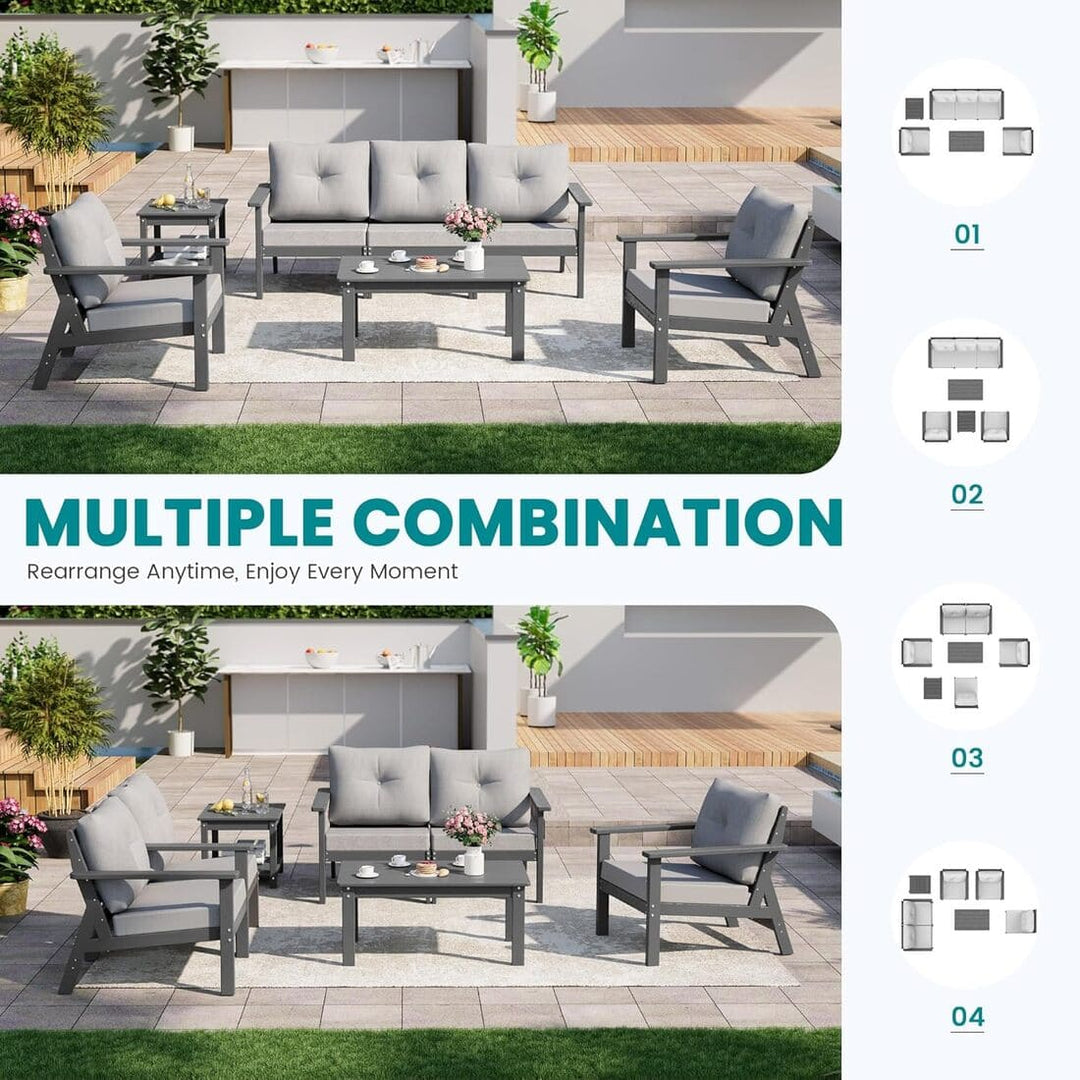 Family Dining & Lounge Bundle, Free Heater Included