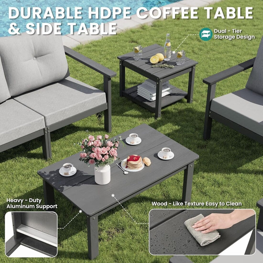 Family Dining & Lounge Bundle, Free Heater Included