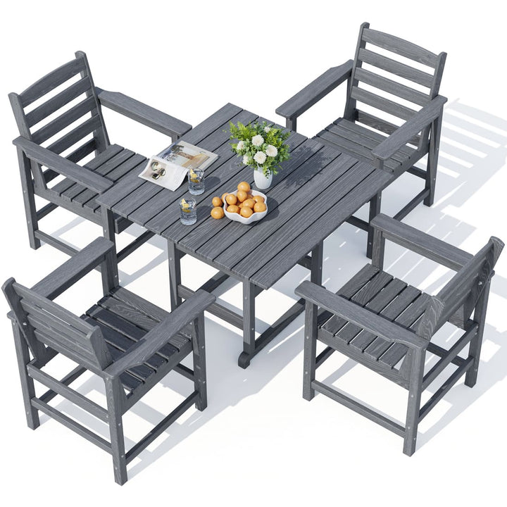 Corex HDPE Classic Dining Set,5-Piece